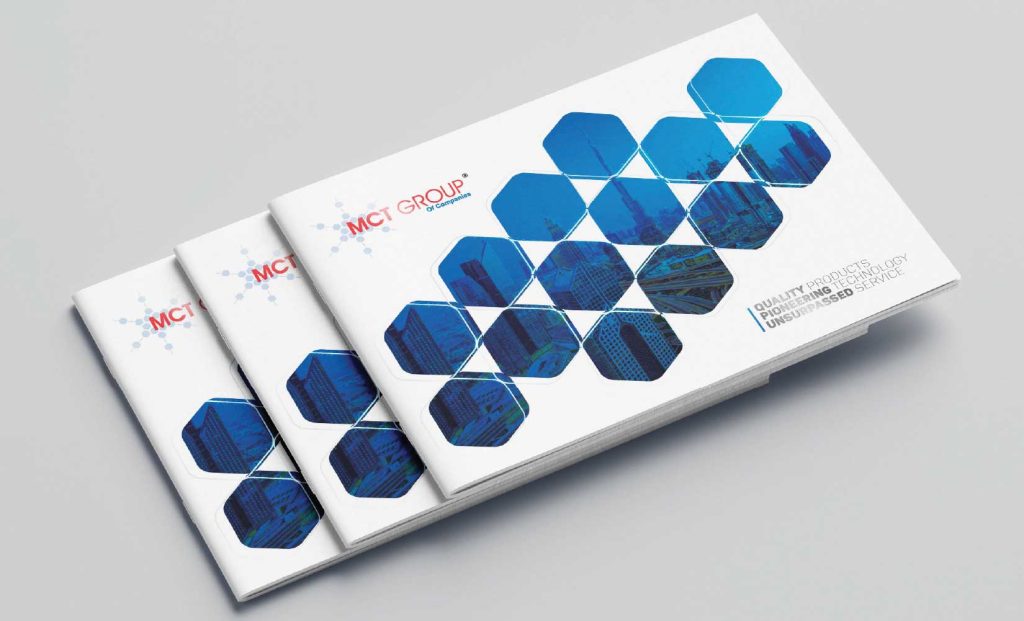 MCT sales brochure cover design - 360beats portfolio
