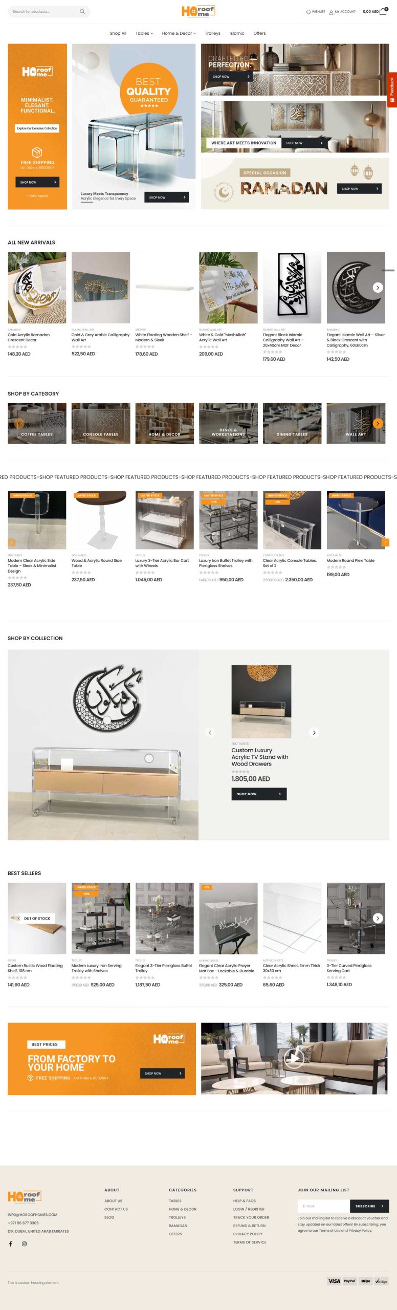 Horoo-Home website